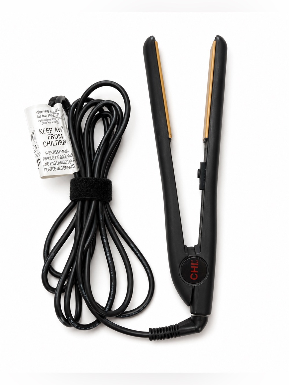 CHI Ceramic Hair Straightener Flat Iron Black Professional Styling Tool